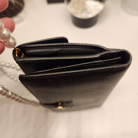 ‼️SOLD‼️. CHANEL Sevruga Leather French Purse / WOC - Picture 3 of 16